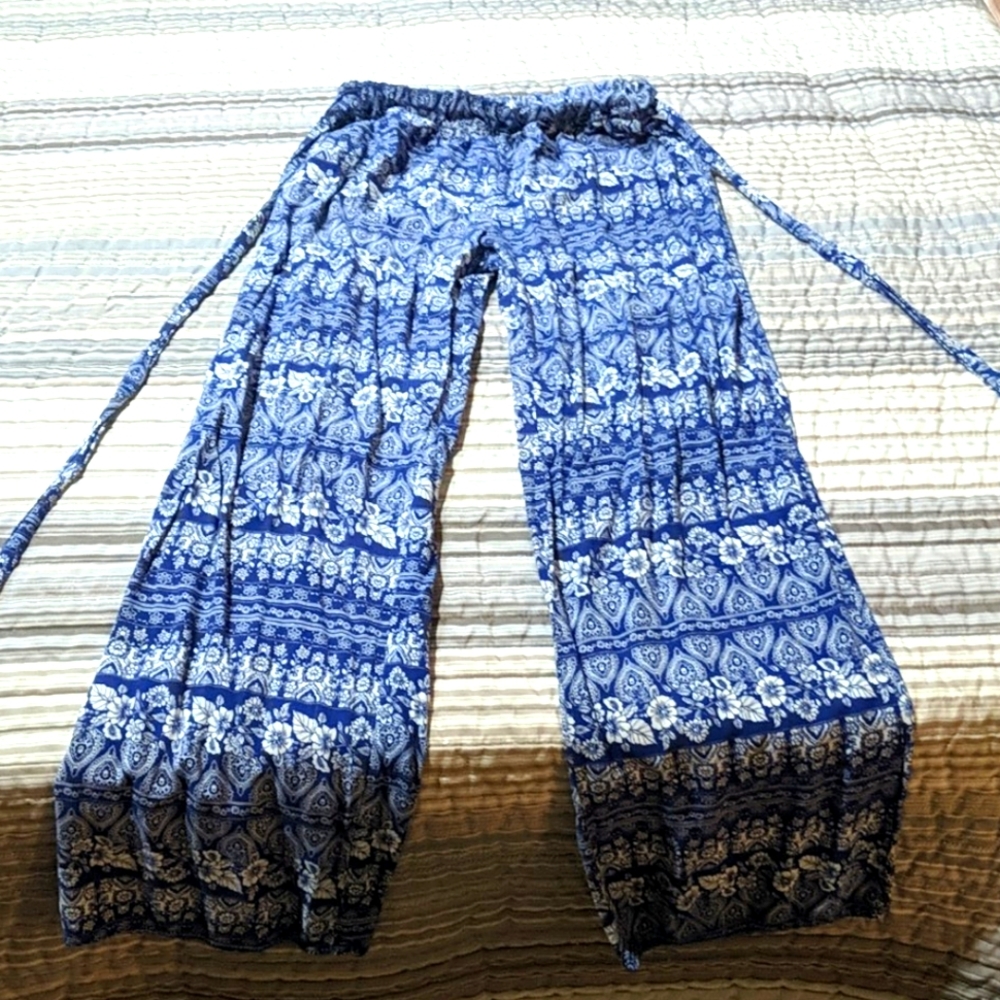Pants, blue, size medium